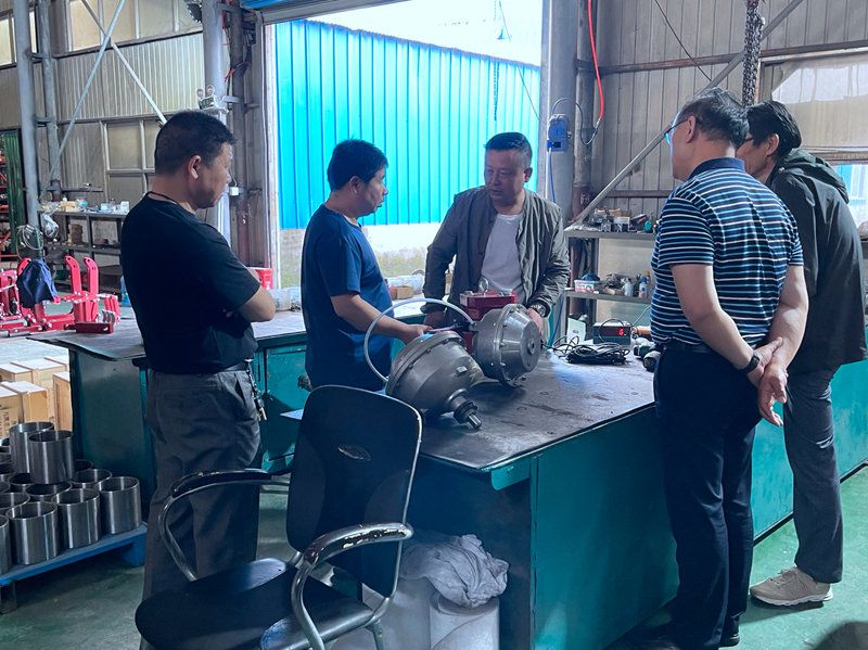 合作伙伴的主要負(fù)責(zé)人來(lái)我廠參觀、調(diào)研